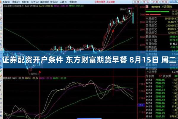 证券配资开户条件 东方财富期货早餐 8月15日 周二