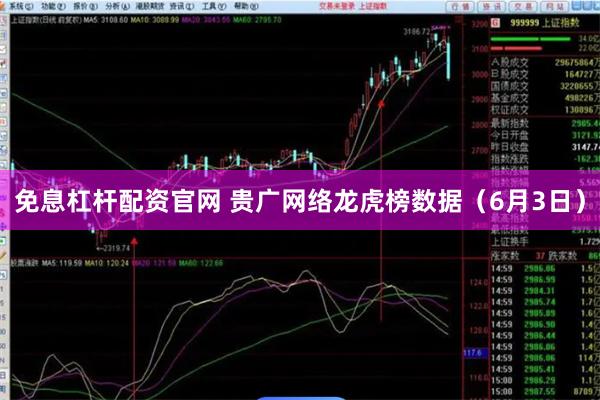 免息杠杆配资官网 贵广网络龙虎榜数据（6月3日）