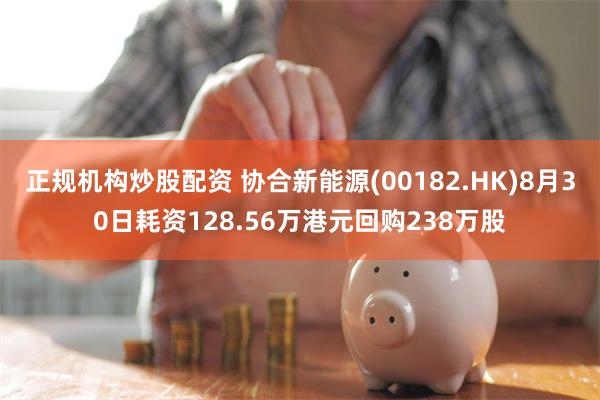 正规机构炒股配资 协合新能源(00182.HK)8月30日耗资128.56万港元回购238万股