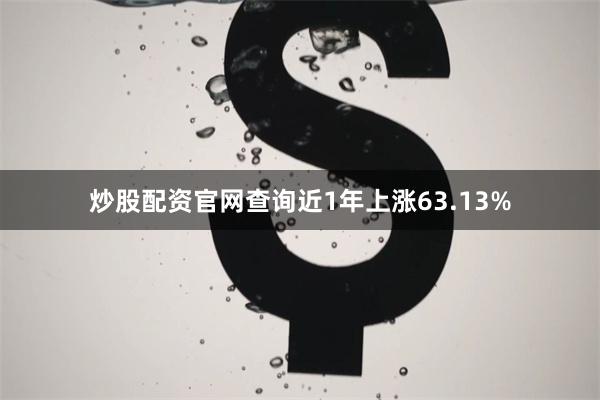 炒股配资官网查询近1年上涨63.13%
